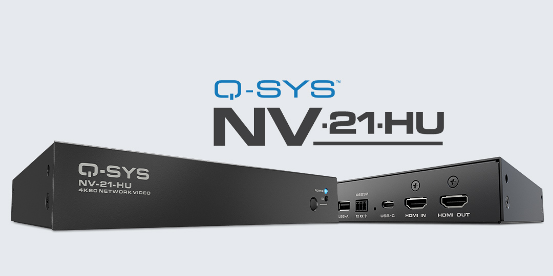 Q-SYS Introduces Newest Network Video Endpoint