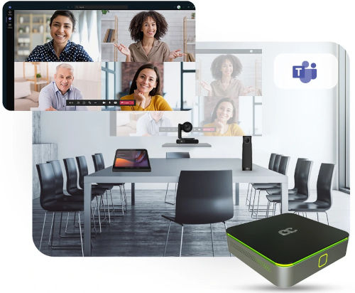 The Ultimate Buyer's Guide to All-In-One Video Bars for Conference Rooms AudioCodes RXV200 Android Compute running Microsoft Teams Rooms